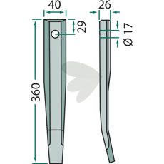 Pendelhavtenner, ideell for å bearbeide vanskelig tilgjengelige områder.