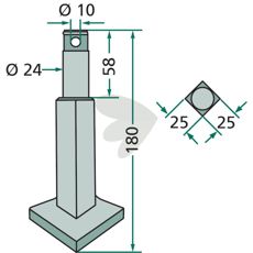 Hardsveiset rotorharvtenner for slått, holdbar og effektiv.