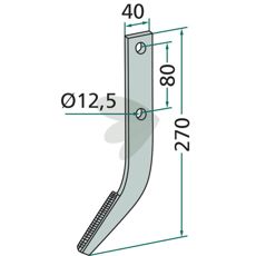 Freskrok RS18198 med hardmetallbelegg, for maksimal holdbarhet.