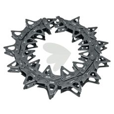 Robust transportkjede med 50 lenker, ideell for tunge maskiner og transport.