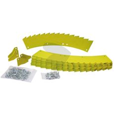 Wolframkarbidbelagt slitedelsett 79040, optimal for krevende arbeidsforhold.