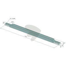 Laserbelagt motskjær for gress sikrer en presis og effektiv klipping.