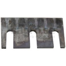 Hard belegning kniv for gress, perfekt for effektiv klipping og holdbarhet.