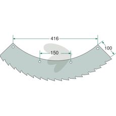 Effektiv sagkniv 66036 for både høyre- og venstrevridning.