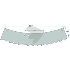 Høykvalitativ sagkniv 66037 tilpasset for vridende bruk.