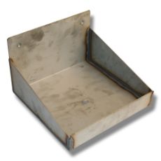 Rustfri saltsteinholder for 10 kg saltstein, ideell for dyrehold.