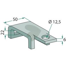 Feste for spisser 32x10, tilpasset 50x12 ramme, stabil og holdbar.