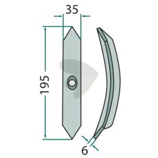 Skjær for eldre modell, ideell for å erstatte slitte deler.