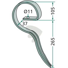 Fremre harvspinne av høy kvalitet for effektiv jordbearbeiding og maksimal ytelse.