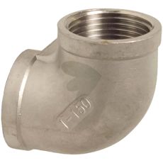 Vinkel 90° 2x innvendig gjenge, 1 1/2", perfekt for store røroppkoblinger.