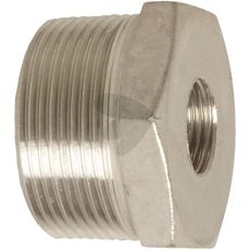 Reduseringsnippel 3/4" x 1/4" for tilkobling av ulike rørdimensjoner.