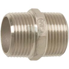 Dobbel nippel 1/4 tomme, sikker tilkobling for hydraulikkslange.