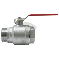 Kuleventil 1" tilbyr enkel kontroll av væsketilførsel.