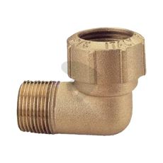 Vinkelrør 90° 1 1/4" med skrukobling for enkel montering.