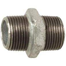 Dobbelt nippel 4" optimal for robuste rørkoblinger og lagring.