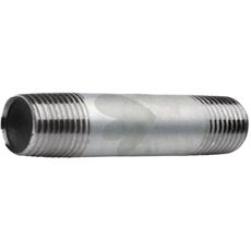 Rørrørnippel 1/2 tommer 300mm, ideell for komplekse rørsystemer.