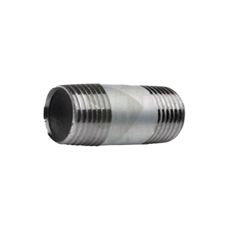 Rørnippel 3/4" x 60mm, perfekt for korte rørforbindelser og installasjoner.