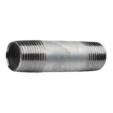 Rørnippel 1" lang 200mm, egnet for industrielle og kommersielle prosjekter.