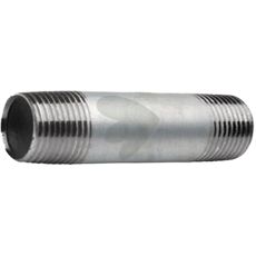 Rørnippel 1" lang 300mm, perfekt for gode rørkoblinger og forbindelser.