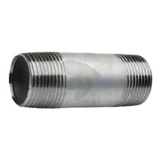 Holdbar rørnipling, 2 1/2" diameter og 200mm lang for pålitelige rørsamlinger.