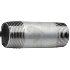 Lang rørnipling 4" x 300mm, utmerket for omfattende rørsystemer og installasjonsbehov.