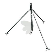 Trefot konstruert for å støtte 2" AG-system og enhet.