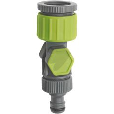 Vinklet krantilkobling med innvendig gjenge for optimal plassering.