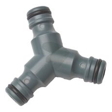 3-veis koblingsanslutning for fleksibel og effektiv slangeoppsett.