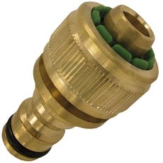 Slangekobling 3/4" for sikker tilkobling av slanger i vanningssystem.