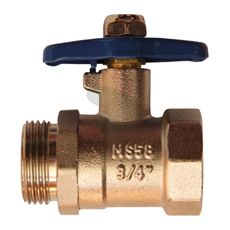 Kuleventil med kort håndtak, ideell for effektiv vanning.