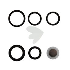 Pakningssett for enklere reparasjon av lukkerventiler.