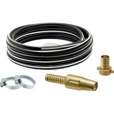Komplett sugeslangesett med åpen sprøyte 3/4", enkelt å bruke for effektiv vannhåndtering.