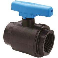 Tilpasset kuleventil 1/2" x 1/2" IG for fleksible installasjoner.