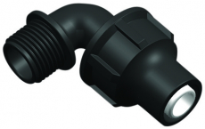 Vinkelrør skrukobling 20 x 1/2", for sikker rørtilkobling.