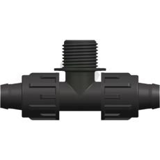 T-rørkobling 17 sikrer god flyt i rørsystemet.