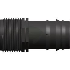 Slangenippel 20 x 1/2" for effektiv tilkobling av slanger ved landbruksmaskiner.