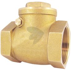MS-tilbakeslagsventil med metallisk tetning 3/4 tomme, forhindrer tilbakestrøm av væske.