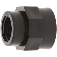 Reduserende hylse 1" x 1/2" for fleksible installasjonsmuligheter.