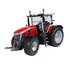 Modell av Massey Ferguson 8S.265 i skala 1:32, perfekt for samlere.