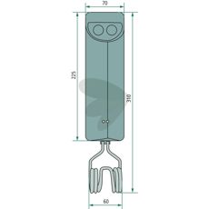 Vendeskive, delenummer 7605844, ideell for jordbearbeiding.