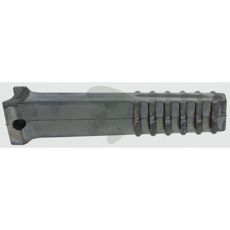 Skjæreplate med profil for begge sider, robust og allsidig.