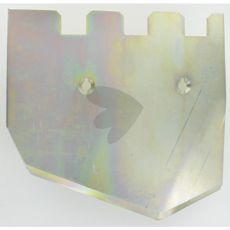 Høyre skjæreplate 6x264x277mm, avgjørende for skjæreytelse.