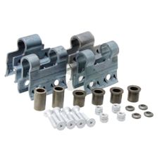 Låsesett for 2 remmer, deling 35 mm, effektivt for landbruksmaskiner.