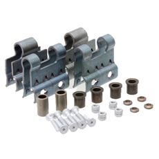 Låsesett med to stropper for deling 40 mm, perfekt for ulike bruksområder.