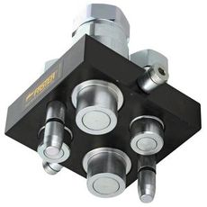 Mobilvariant av skaft med 2x1/2" og 2x3/4", designet for 70L og 125L tanker.