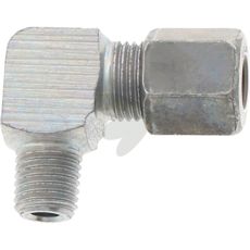 Vinklet skrukopling hann 9,5X21X17