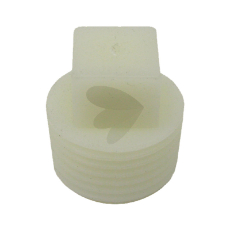 Plugg i plast R 1/2" for sikker tetting av rørledninger.