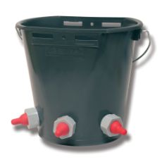 Komplett lammbar på 8 liter med tre smokker, perfekt for dyrehold.