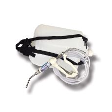 Drench-Matic dosersprøyte med ryggbeholder for effektiv utfôring.