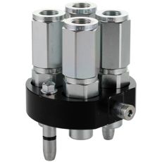 Mobil multifaster med 4x1/2" BSP, 70L og 250Bar, for fleksible løsninger i felt.